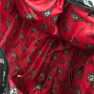 Harley-Davidson®Black & Silver Shoulder bag